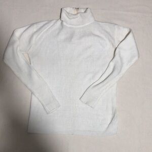 Vintage Ribbed Turtleneck Top